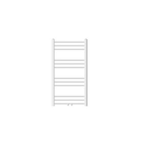 Radiateur de Salle de Bain Design Sahara, 500 x 800 mm, Blanc, Forme Droit
