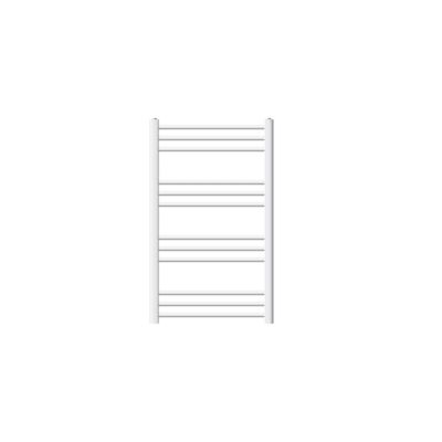 Radiateur de Salle de Bain Design Sahara, 600 x 1800 mm, Blanc, Forme Courbé