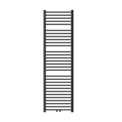 Radiateur de Salle de Bain Design Sahara, 750x1800 mm, Anthracite, Forme Courbé