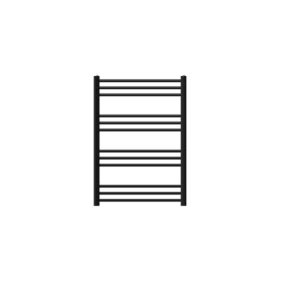Radiateur de Salle de Bain Design Sahara, 750x800 mm, Noir Mat, Forme Courbé