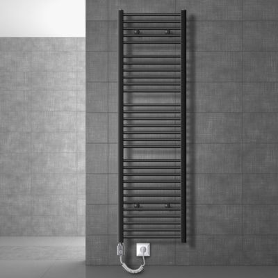 Radiateur de Salle de Bain Electrique, Anthracite