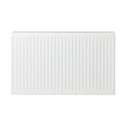 Radiateur eau chaude 1636W acier blanc l.100 x H.60 cm GoodHome