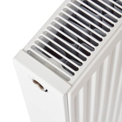 Radiateur eau chaude 654W acier blanc l.40 x H.60 cm GoodHome