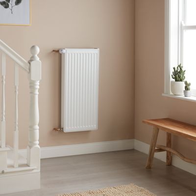 Radiateur eau chaude 915W acier blanc l.40 x H.90 cm GoodHome