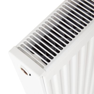 Radiateur eau chaude 915W acier blanc l.40 x H.90 cm GoodHome