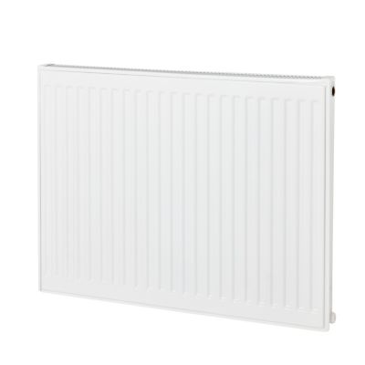 Radiateur eau chaude acier GoodHome blanc 739 W L.80 cm x H.60 cm