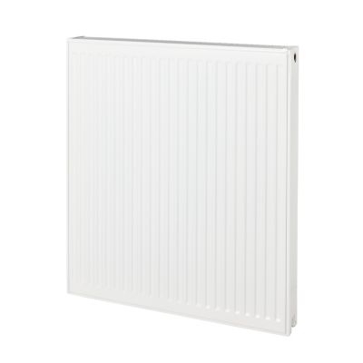 Radiateur eau chaude acier GoodHome blanc L. 100 cm x H. 90 cm