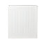 Radiateur eau chaude acier GoodHome blanc L. 100 cm x H. 90 cm