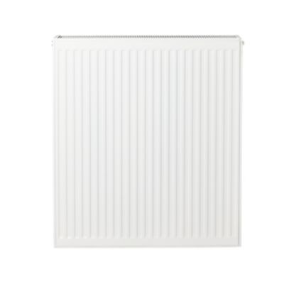 Radiateur eau chaude acier GoodHome blanc L. 100 cm x H. 90 cm