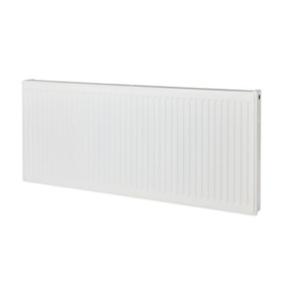 Radiateur eau chaude acier GoodHome blanc L. 140 cm x H. 60 cm