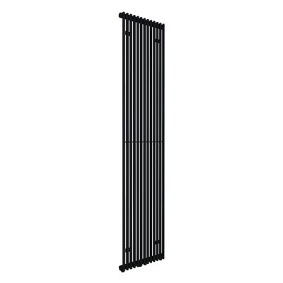 Radiateur eau chaude Acova Filin vertical noir 1008W