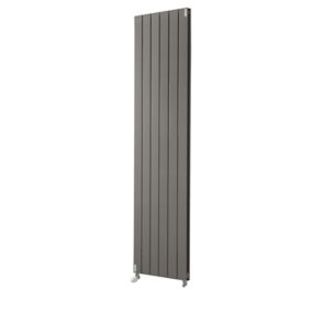 Radiateur eau chaude Acova Lina vertical double grey aluminium 1386W