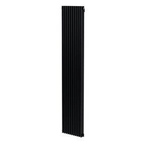 Radiateur eau chaude GoodHome Kensal Vertical Anthracite 1 117 W