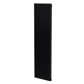 Radiateur eau chaude GoodHome Kensal Vertical Anthracite 1 523 W