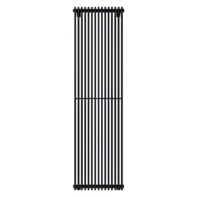 Radiateur eau chaude GoodHome Kensal Vertical Anthracite 1 523 W