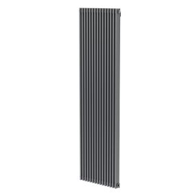 Radiateur eau chaude GoodHome Kensal Vertical Gris 1 523 W