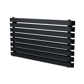 Radiateur eau chaude GoodHome Wilsona Horizontal Anthracite 1 080 W