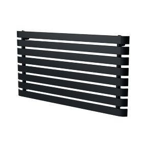 Radiateur eau chaude GoodHome Wilsona Horizontal Anthracite 726 W