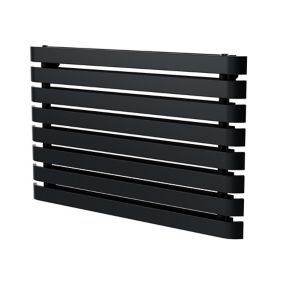 Radiateur eau chaude GoodHome Wilsona Horizontal Anthracite 900 W