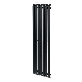 Radiateur eau chaude GoodHome Wilsona Vertical Anthracite 1 045 W