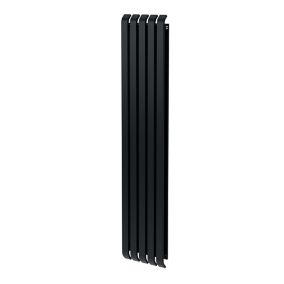 Radiateur eau chaude GoodHome Wilsona Vertical Anthracite 1 120 W