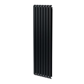 Radiateur eau chaude GoodHome Wilsona Vertical Anthracite 1 568 W