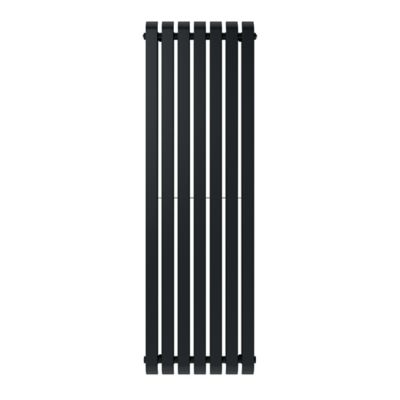 Radiateur eau chaude GoodHome Wilsona Vertical Anthracite 1 568 W