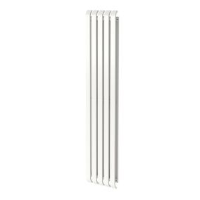 Radiateur eau chaude GoodHome Wilsona Vertical Blanc 1 120 W