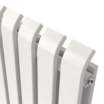 Radiateur eau chaude GoodHome Wilsona Vertical Blanc 1 120 W