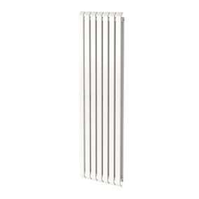 Radiateur eau chaude GoodHome Wilsona Vertical Blanc 1 568 W