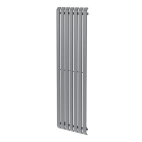 Radiateur eau chaude GoodHome Wilsona Vertical Gris 1 045 W