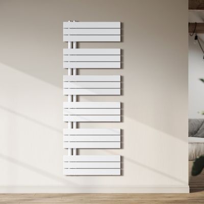 Radiateur à eau chaude SIRHONA Salle de bain Sèche-serviettes 1600x600x62mm - Vertical -Blanc