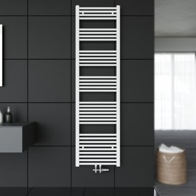 Radiateur à eau chaude SIRHONA Salle de bain Sèche-serviettes 1800x500x30mm - Vertical -Blanc