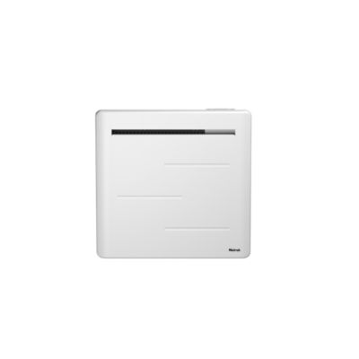 Radiateur électrique 1000W à inertie sèche blanc, Noirot Amaroc