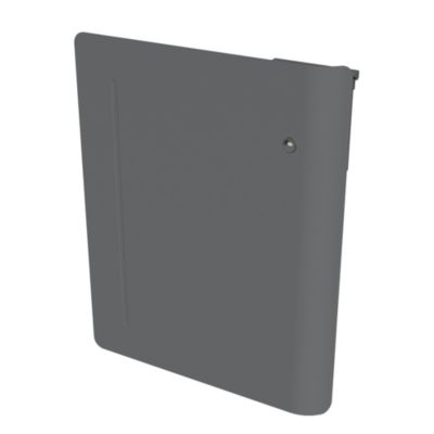 Radiateur électrique 1000W double cœur de chauffe gris, Carrera Amara