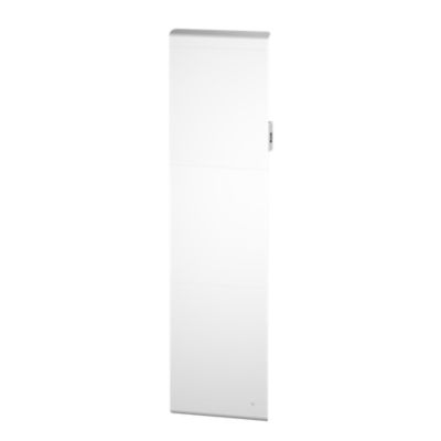Radiateur électrique 1000W double coeur de chauffe vertical blanc - Noirot Radiasoft