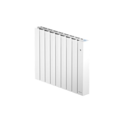 Radiateur électrique 1500W à inertie fluide blanc, Noirot Optiflo