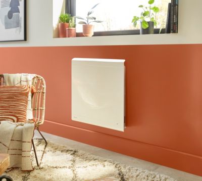 Radiateur électrique 1500W double coeur de chauffe blanc - Noirot Radiasoft