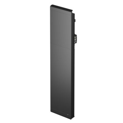 Radiateur électrique 1500W double coeur de chauffe vertical gris - Noirot Radiasoft