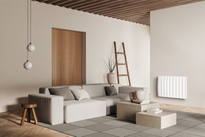 Radiateur électrique 2000W à inertie sèche blanc, Carrera Jeyo