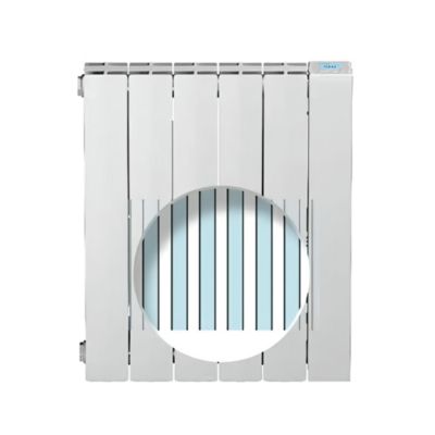 Radiateur électrique à inertie fluide 1000W blanc - Noirot Radiaflo
