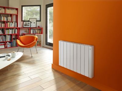 Radiateur électrique à inertie fluide 1500W Acova Denim - chaleur douce, programmable, détection fenêtre, idéal chambre 15m²