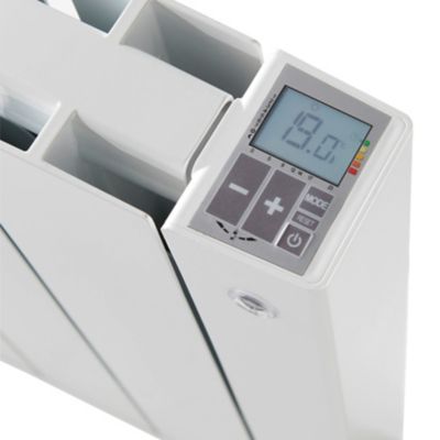 Radiateur électrique à inertie fluide 1500W Acova Denim - chaleur douce, programmable, détection fenêtre, idéal chambre 15m²