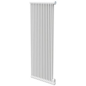 Radiateur électrique à inertie fluide GoodHome Mermoz blanc 1800W vertical