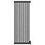 Radiateur électrique à inertie fluide GoodHome Mermoz gris métal 1800W vertical