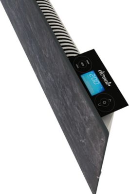Radiateur électrique à inertie pierre 1000W noir - Eternal Dual Kherr Smart Natura