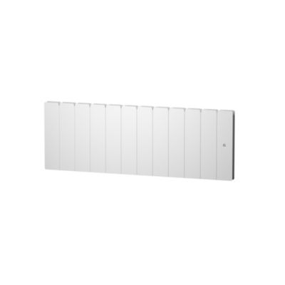 Radiateur électrique à inertie sèche 1000W bas blanc - Noirot Fontea