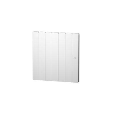 Radiateur électrique à inertie sèche 1000W blanc - Noirot Fontea