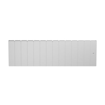 Radiateur électrique à inertie sèche 1500W bas blanc - Noirot Fontea