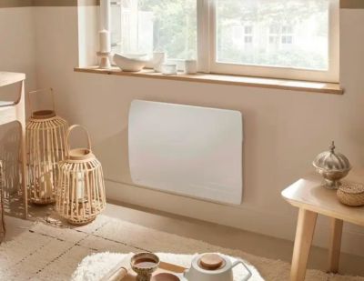 Radiateur électrique à inertie sèche 1500W blanc - Noirot Indigo